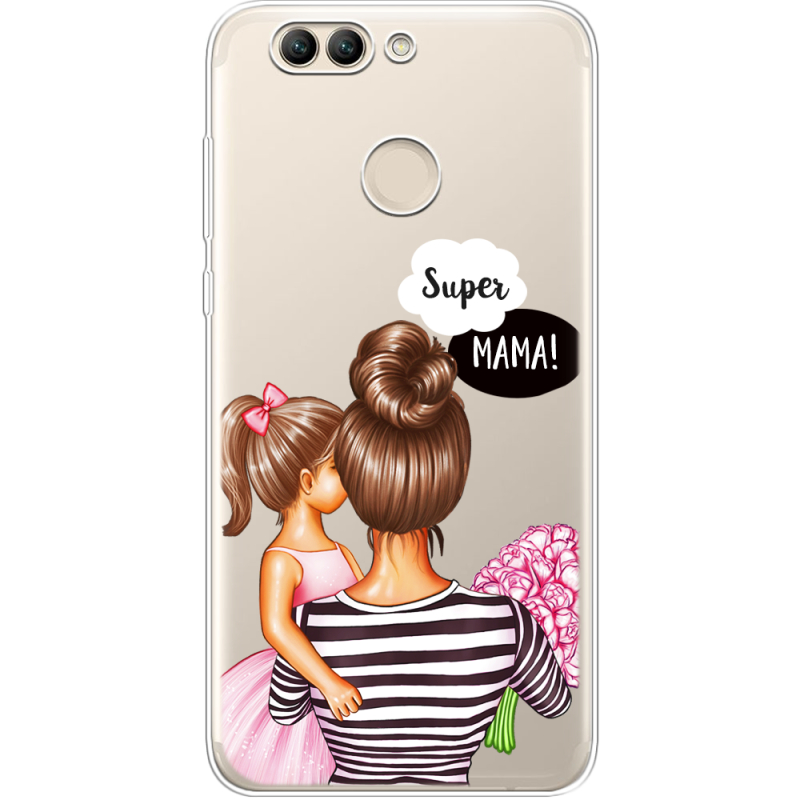 Прозрачный чехол Uprint Huawei Nova 2 Super Mama and Daughter