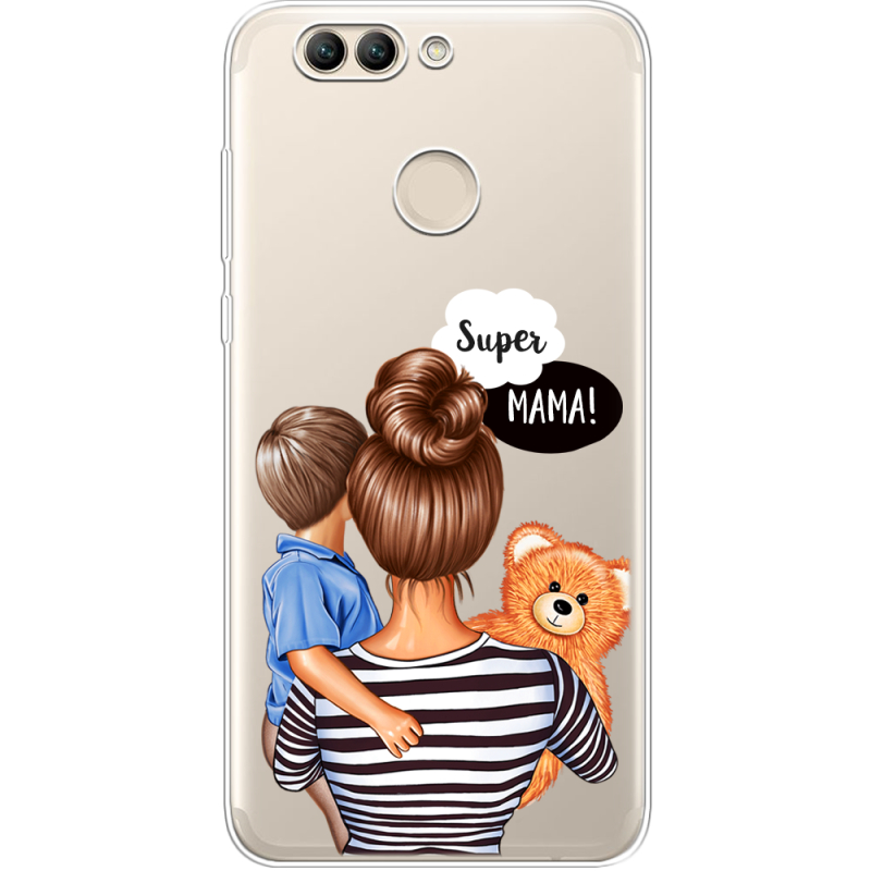 Прозрачный чехол Uprint Huawei Nova 2 Super Mama and Son