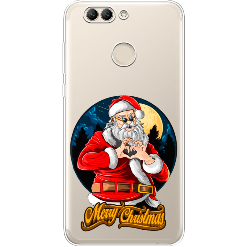 Прозрачный чехол Uprint Huawei Nova 2 Cool Santa