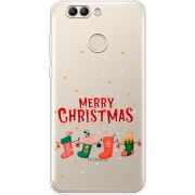 Прозрачный чехол Uprint Huawei Nova 2 Merry Christmas