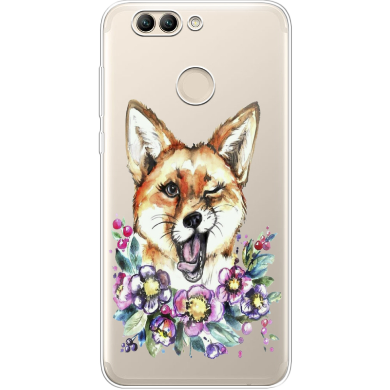 Прозрачный чехол Uprint Huawei Nova 2 Winking Fox