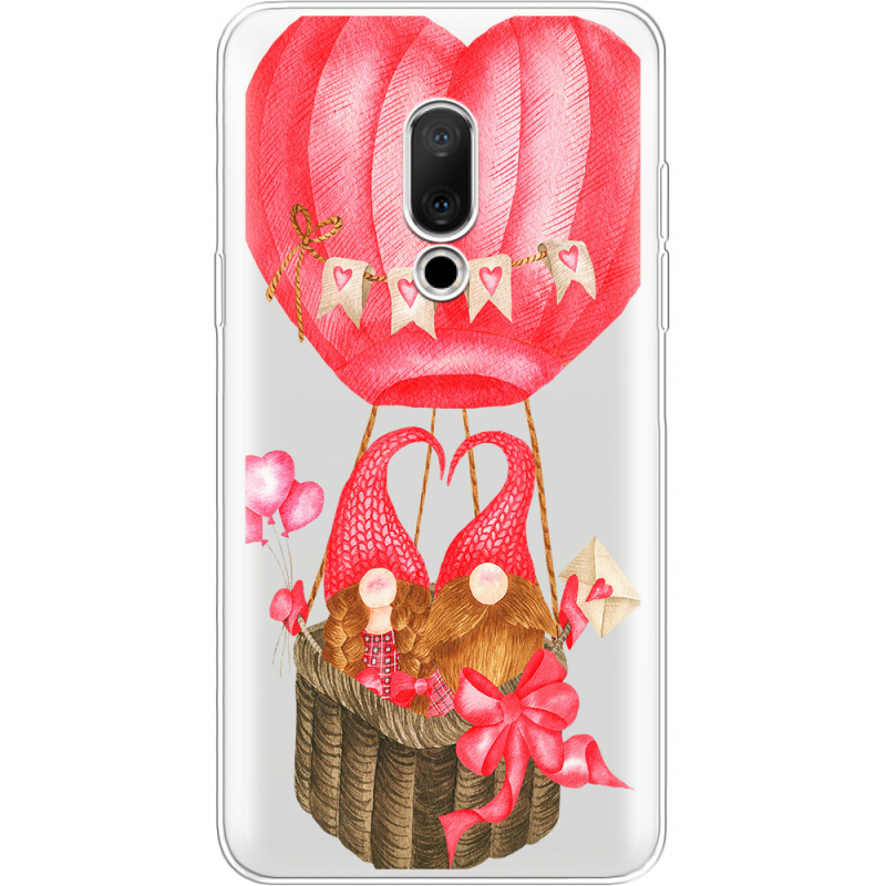 Прозрачный чехол Uprint Meizu 15 Valentine Dwarfs