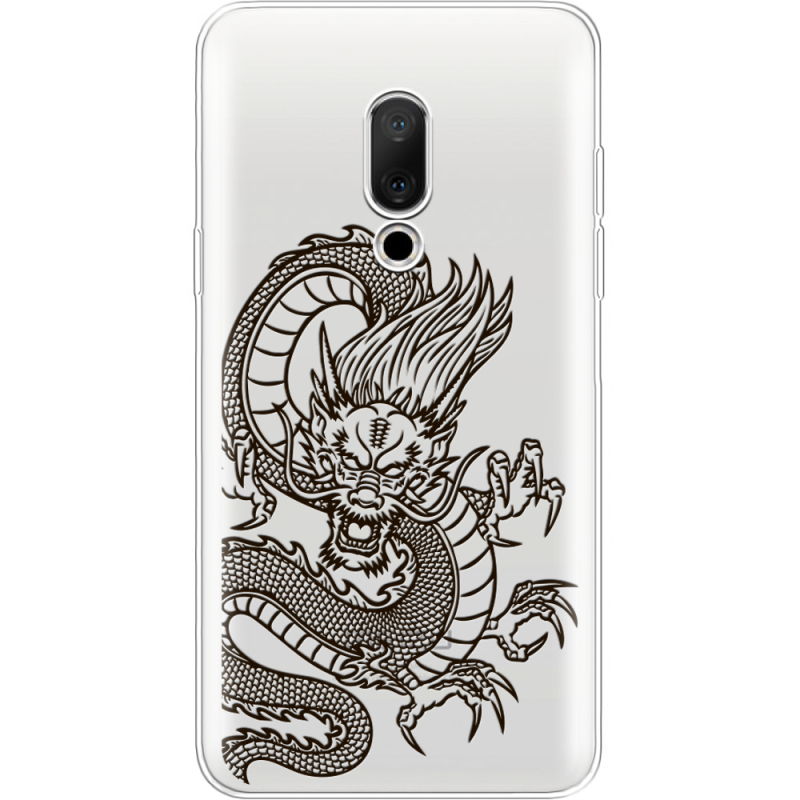 Прозрачный чехол Uprint Meizu 15 Chinese Dragon