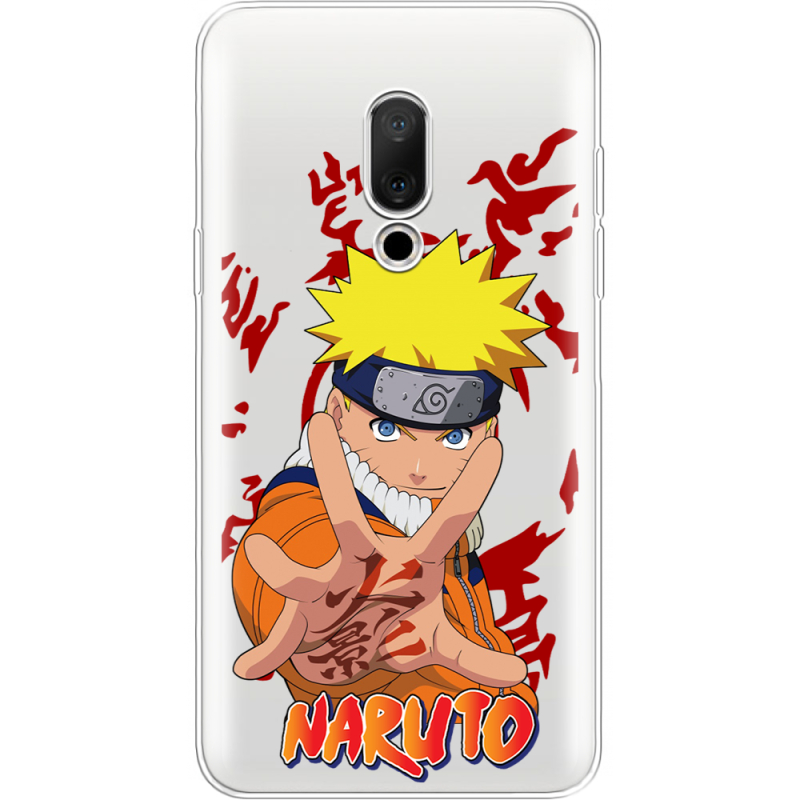 Прозрачный чехол Uprint Meizu 15 Naruto