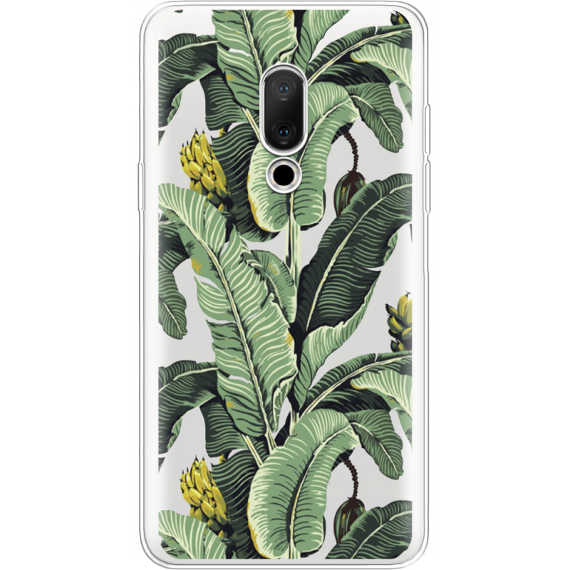 Прозрачный чехол Uprint Meizu 15 Banana Leaves