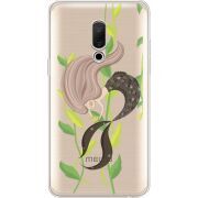 Прозрачный чехол Uprint Meizu 15 Plus Cute Mermaid