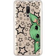 Прозрачный чехол Uprint Meizu 15 Plus Baby Yoda