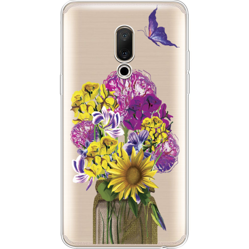 Прозрачный чехол Uprint Meizu 15 Plus My Bouquet