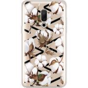 Прозрачный чехол Uprint Meizu 15 Plus Cotton flowers