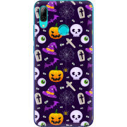 Чехол Uprint Huawei P Smart 2019 Halloween Purple Mood