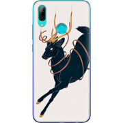 Чехол Uprint Huawei P Smart 2019 Black Deer