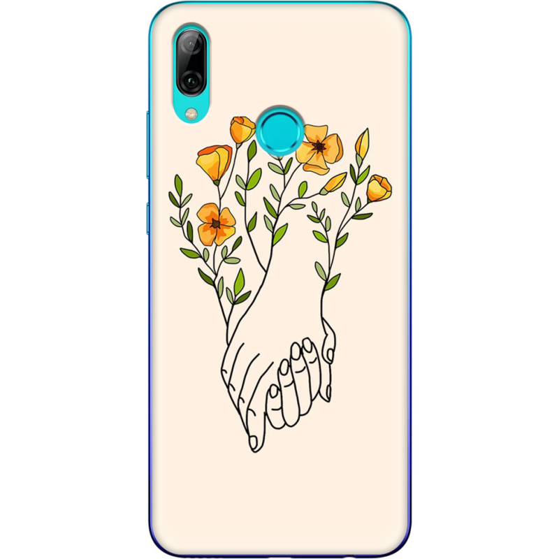 Чехол Uprint Huawei P Smart 2019 Flower Hands