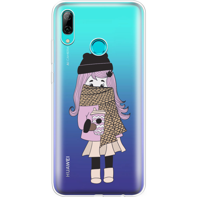 Прозрачный чехол Uprint Huawei P Smart 2019 Winter Morning Girl