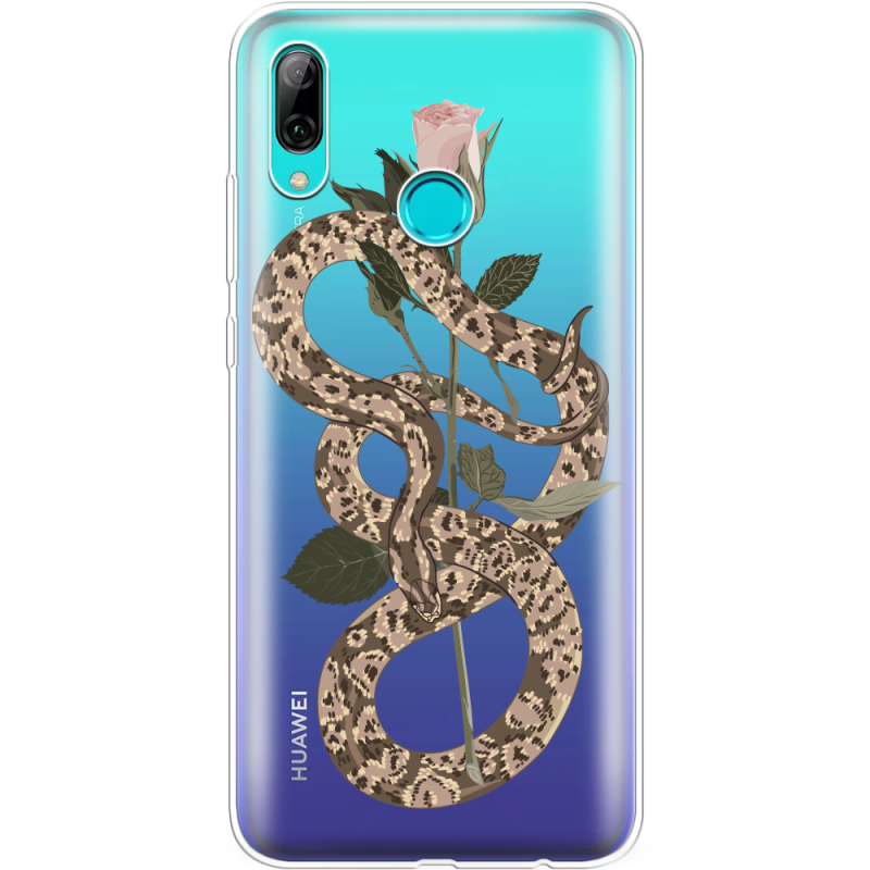 Прозрачный чехол Uprint Huawei P Smart 2019 Glamor Snake