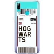 Прозрачный чехол Uprint Huawei P Smart 2019 Ticket Hogwarts