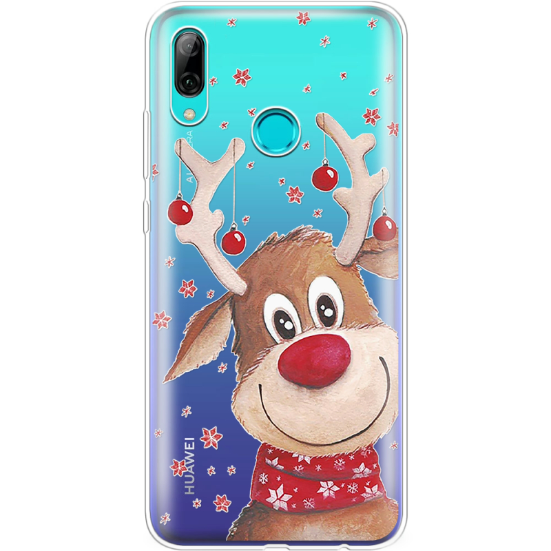 Прозрачный чехол Uprint Huawei P Smart 2019 Winter Deer