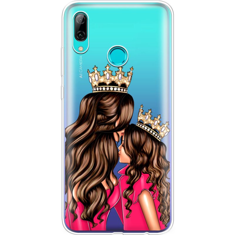 Прозрачный чехол Uprint Huawei P Smart 2019 Queen and Princess