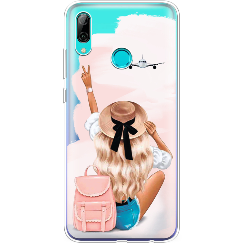 Прозрачный чехол Uprint Huawei P Smart 2019 Travel Girl