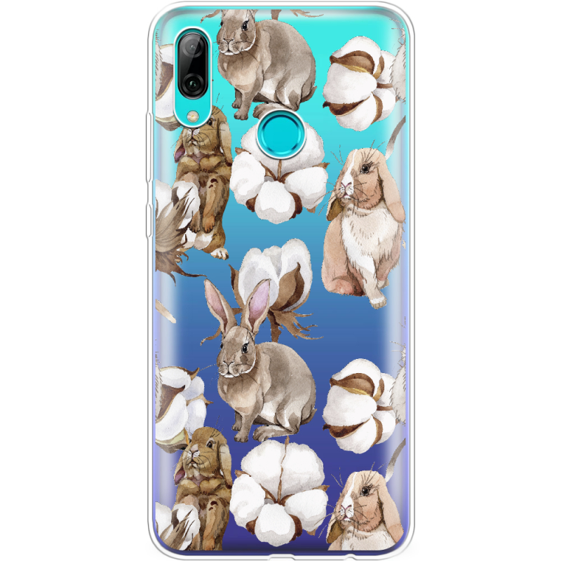 Прозрачный чехол Uprint Huawei P Smart 2019 Cotton and Rabbits