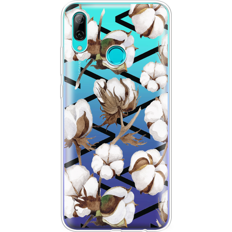 Прозрачный чехол Uprint Huawei P Smart 2019 Cotton flowers
