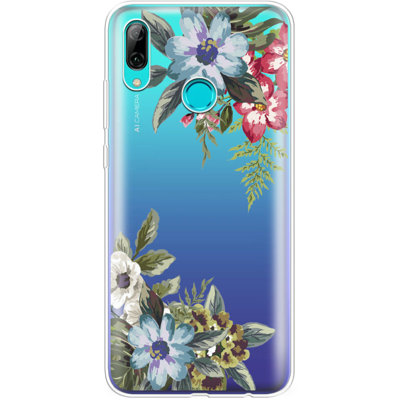 Прозрачный чехол Uprint Huawei P Smart 2019 Floral
