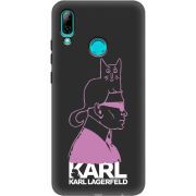 Черный чехол Uprint Huawei P Smart 2019 Pink Karl