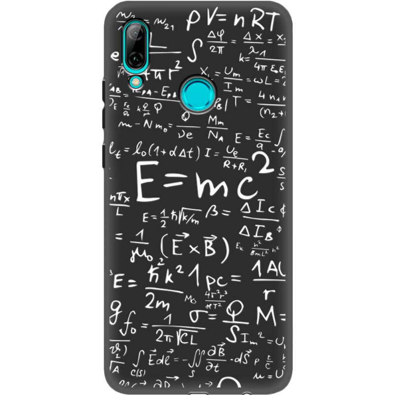 Черный чехол Uprint Huawei P Smart 2019 E=mc2