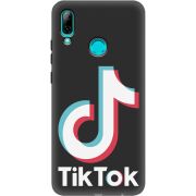 Черный чехол Uprint Huawei P Smart 2019 Tik Tok