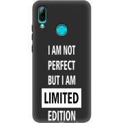 Черный чехол Uprint Huawei P Smart 2019 Limited Edition