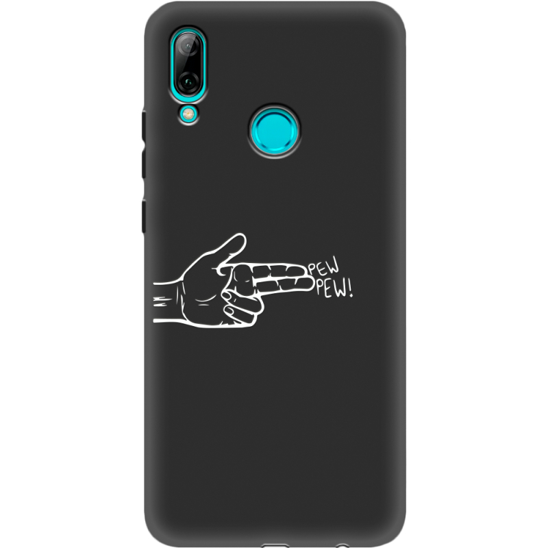 Черный чехол Uprint Huawei P Smart 2019 Pew Pew