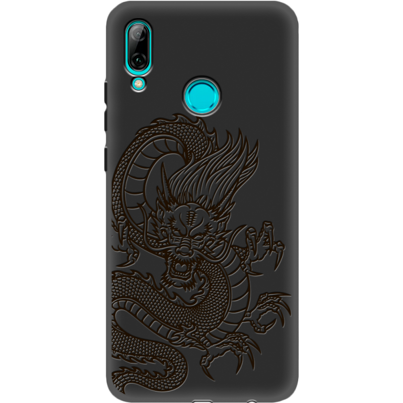 Черный чехол Uprint Huawei P Smart 2019 Chinese Dragon