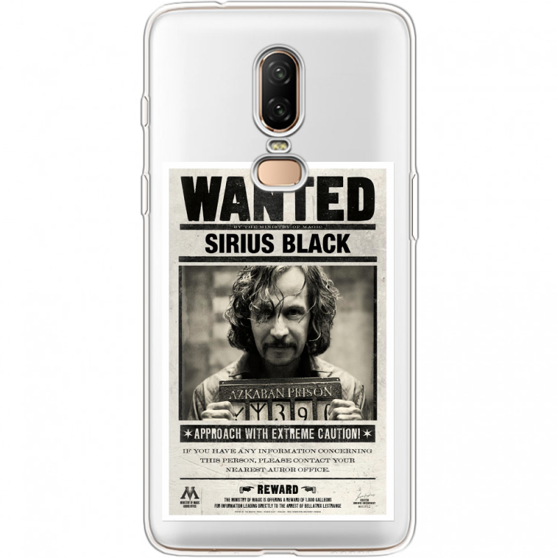 Прозрачный чехол Uprint OnePlus 6 Sirius Black