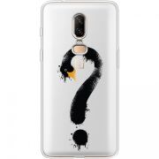 Прозрачный чехол Uprint OnePlus 6 Swan question