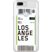 Прозрачный чехол Uprint OnePlus 5t Ticket Los Angeles