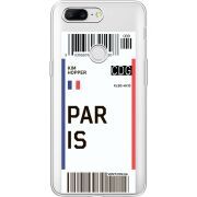 Прозрачный чехол Uprint OnePlus 5t Ticket Paris