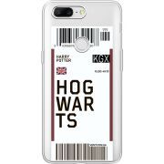 Прозрачный чехол Uprint OnePlus 5t Ticket Hogwarts