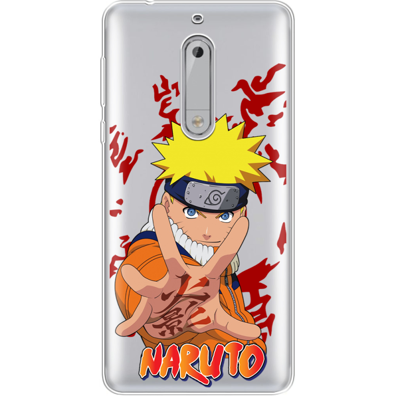 Прозрачный чехол Uprint Nokia 5 Naruto