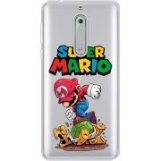 Прозрачный чехол Uprint Nokia 5 Super Mario