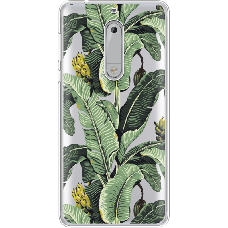 Прозрачный чехол Uprint Nokia 5 Banana Leaves