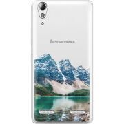 Прозрачный чехол Uprint Lenovo A6000/A6010 Blue Mountain