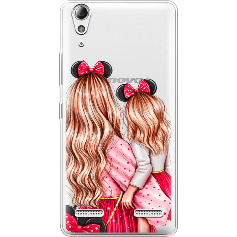 Прозрачный чехол Uprint Lenovo A6000/A6010 Mouse Girls