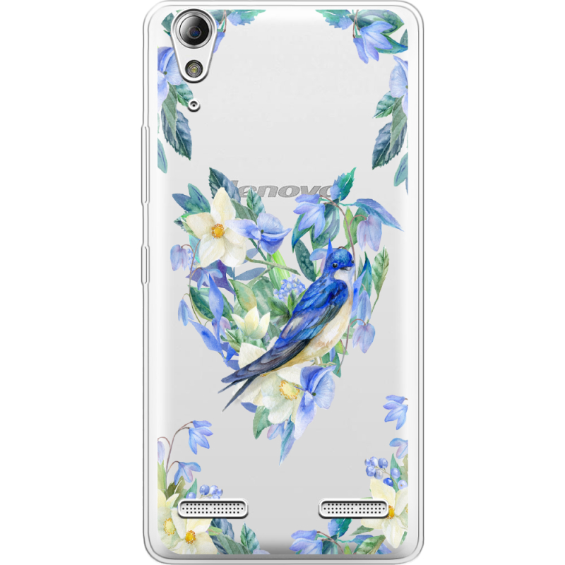 Прозрачный чехол Uprint Lenovo A6000/A6010 Spring Bird