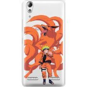 Прозрачный чехол Uprint Lenovo A6000/A6010 Naruto and Kurama