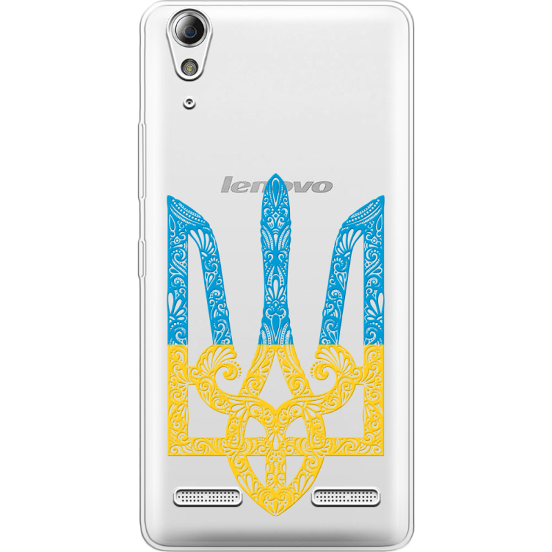 Прозрачный чехол Uprint Lenovo A6000/A6010 Gold Trident