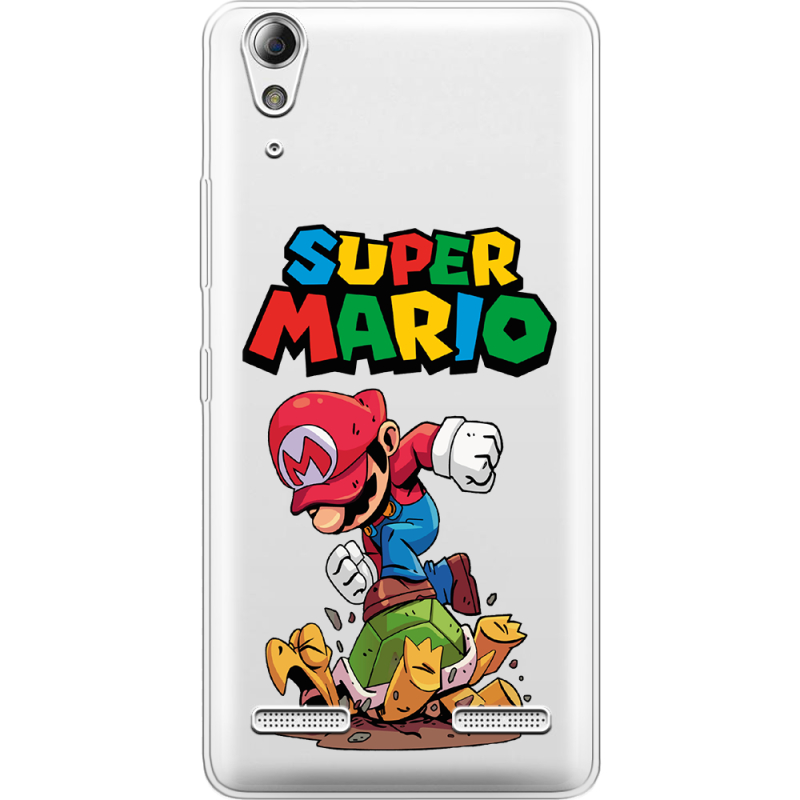 Прозрачный чехол Uprint Lenovo A6000/A6010 Super Mario