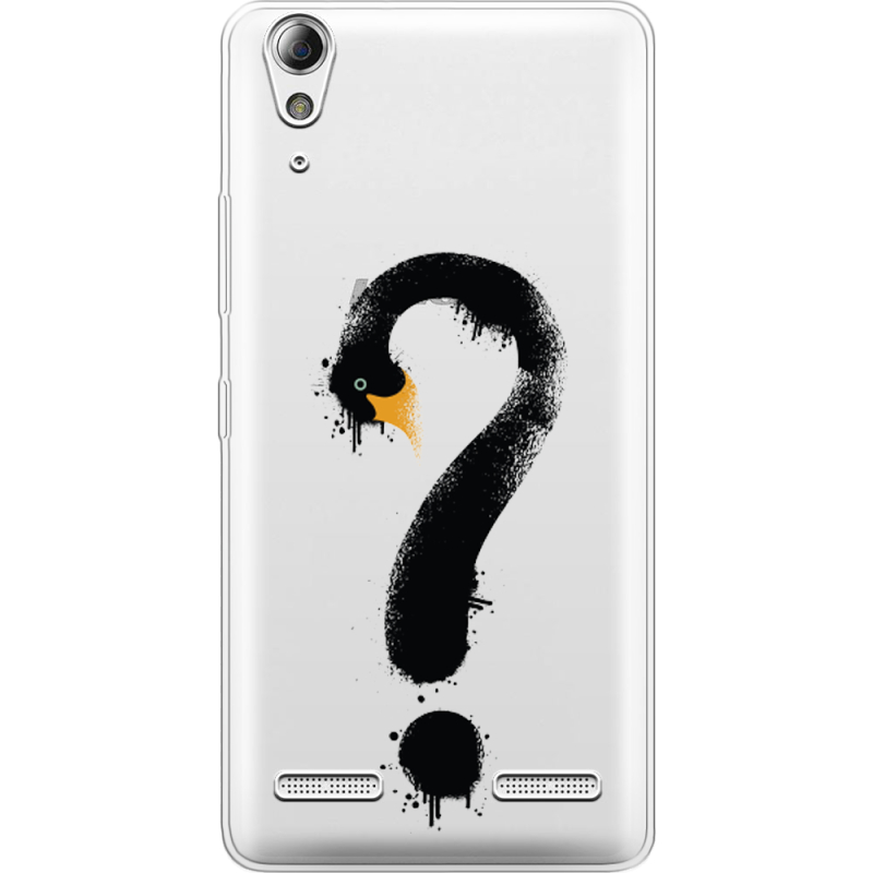 Прозрачный чехол Uprint Lenovo A6000/A6010 Swan question