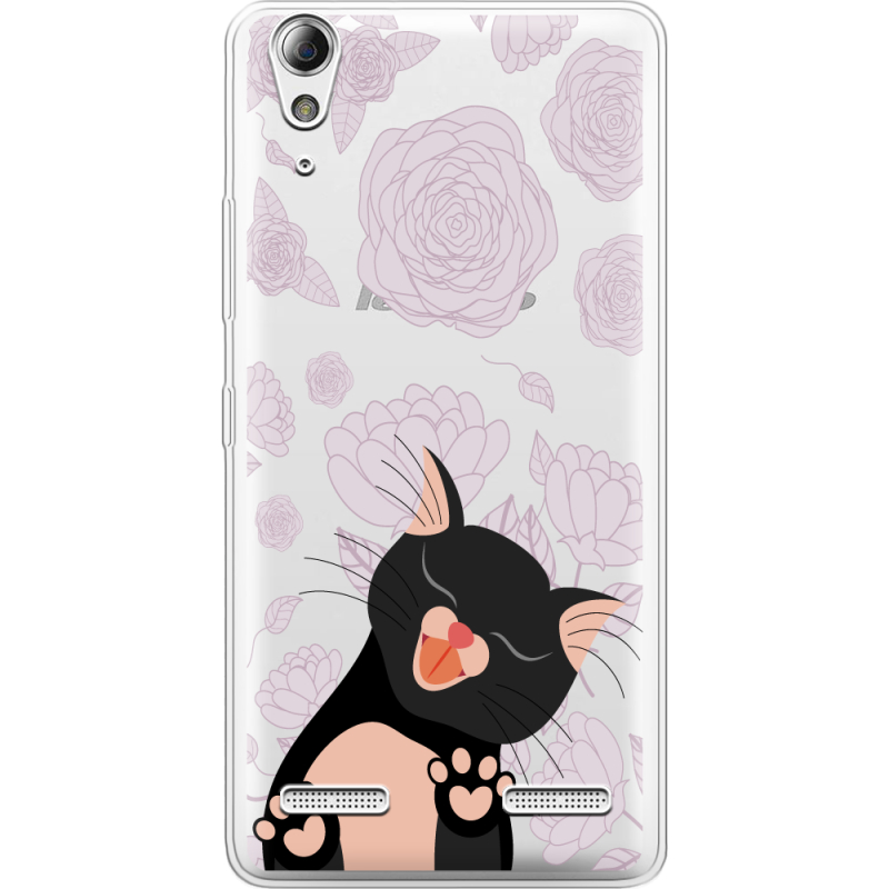 Прозрачный чехол Uprint Lenovo A6000/A6010 Meow