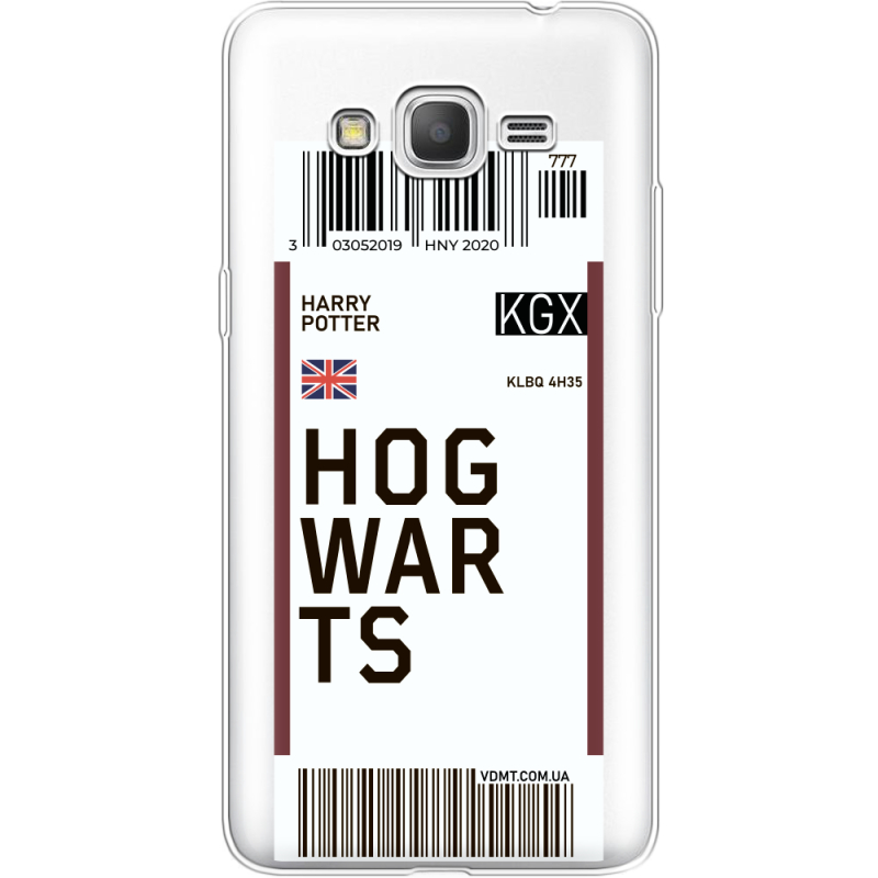 Прозрачный чехол Uprint Samsung G530 /G531 Galaxy Grand Prime Ticket Hogwarts