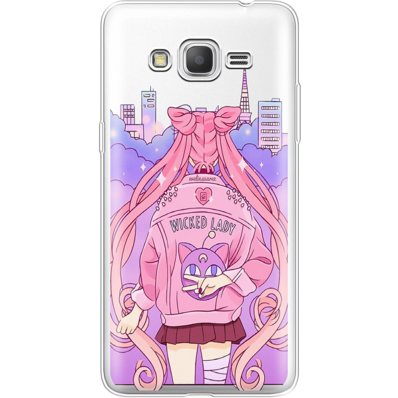 Прозрачный чехол Uprint Samsung G530 /G531 Galaxy Grand Prime Wiked Lady