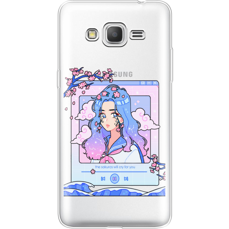 Прозрачный чехол Uprint Samsung G530 /G531 Galaxy Grand Prime The Sakuras Will Cry For You